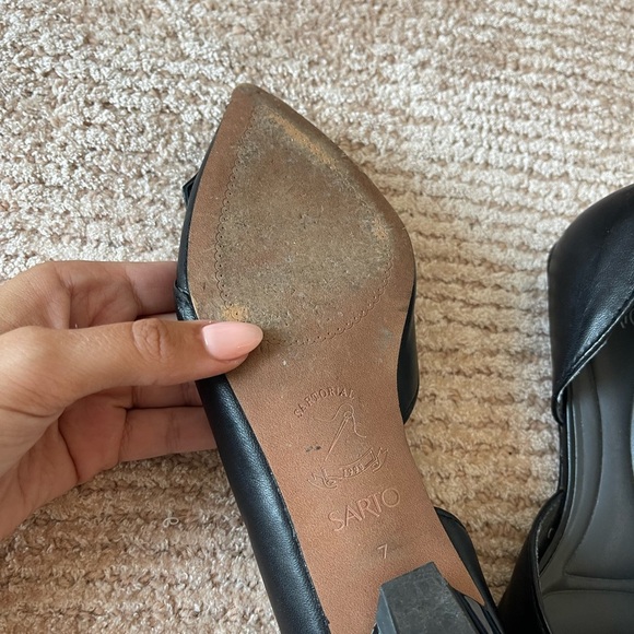 SARTO Elisha Half d'Orsay Pointed Toe Flat - Picture 6 of 8